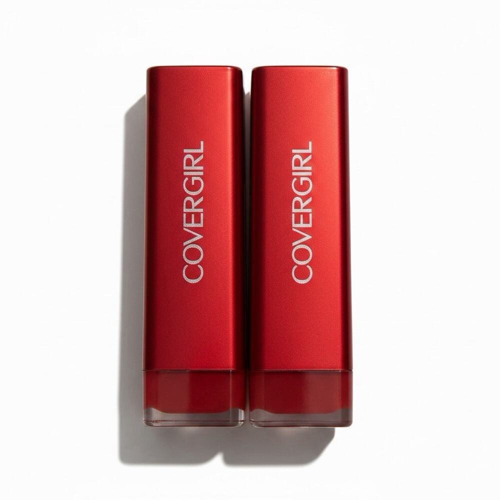 Lot of 2 Covergirl Colorlicious Lipstick 300 Garnet Flame HTF Sealed